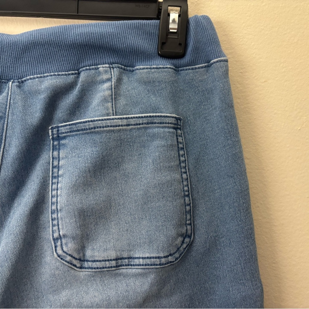 Gloria Vanderbilt Denim Jogger Jeans Elastic Waist Pull On Blue Stretch - Picture 6 of 7